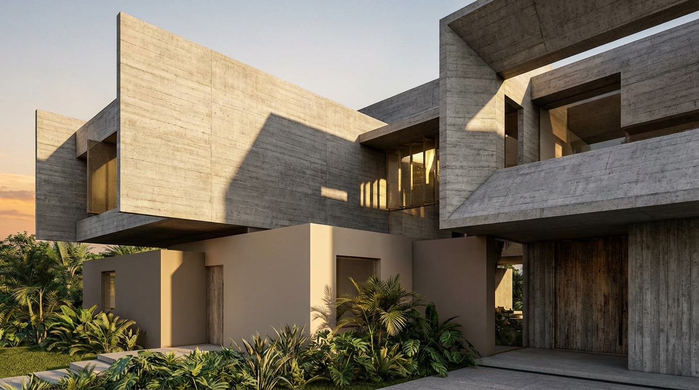 Interior de luxo minimalista