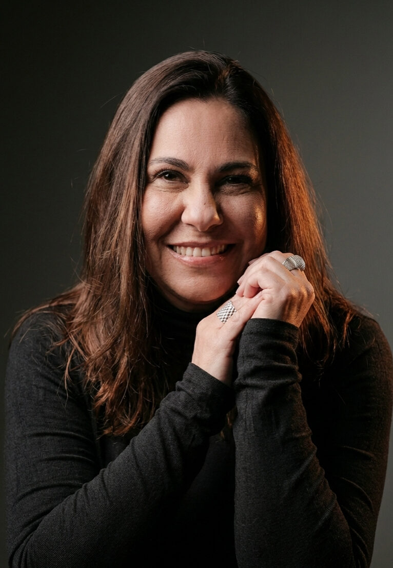 Arquiteta Karina em obra